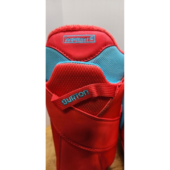 Burton Rampant Snowboard Boots Mens Red Blue Lace Up Freestyle Park Riding main image 10